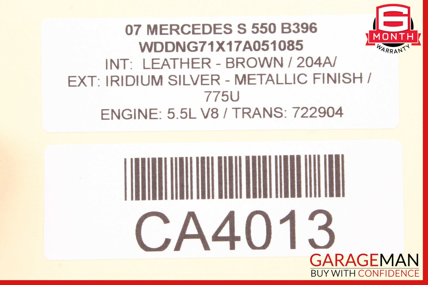 07-13 Mercedes W221 S550 S600 S63 AMG Bluetooth Control Module 2218207485 OEM