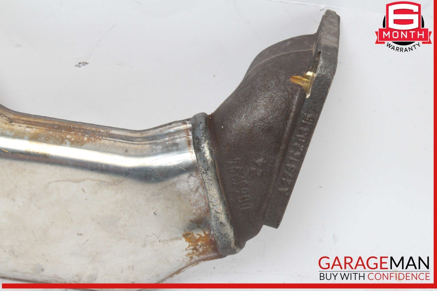12-18 Mercedes W218 CLS550 4.6L Left Exhaust Pipe Adapter 2781400908 OEM