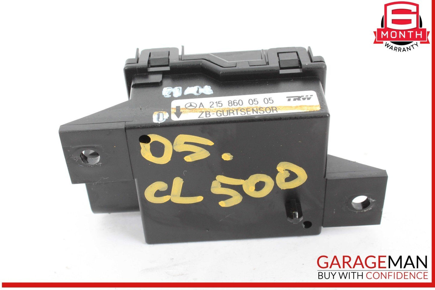 00-13 Mercedes W215 CL500 Seat Belt Seatbelt Tension Sensor 2158600505 OEM