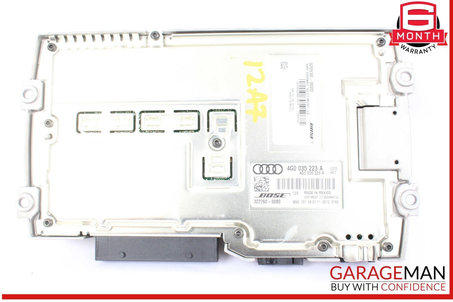 2012-2018 Audi A7 Audio Sound Amplifier Module Bose 4G0035223A OEM