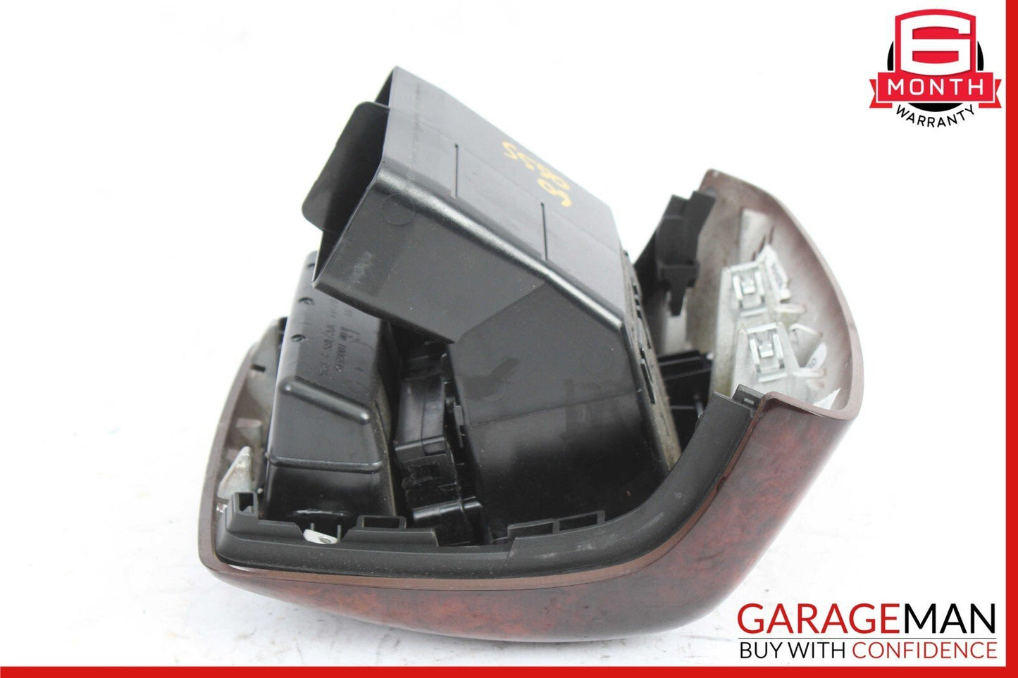 07-13 Mercedes W221 S550 S63 Rear Center Console A/C Air Vent Trim Panel Wood
