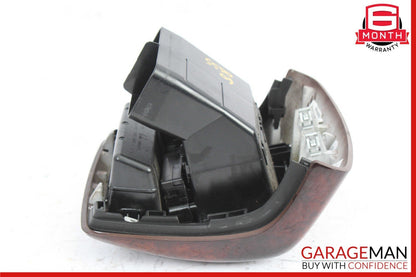 07-13 Mercedes W221 S550 S63 Rear Center Console A/C Air Vent Trim Panel Wood