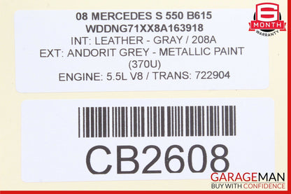 08-18 Mercedes W221 S550 SLK250 C250 Front Left Side Seat Control Module Unit