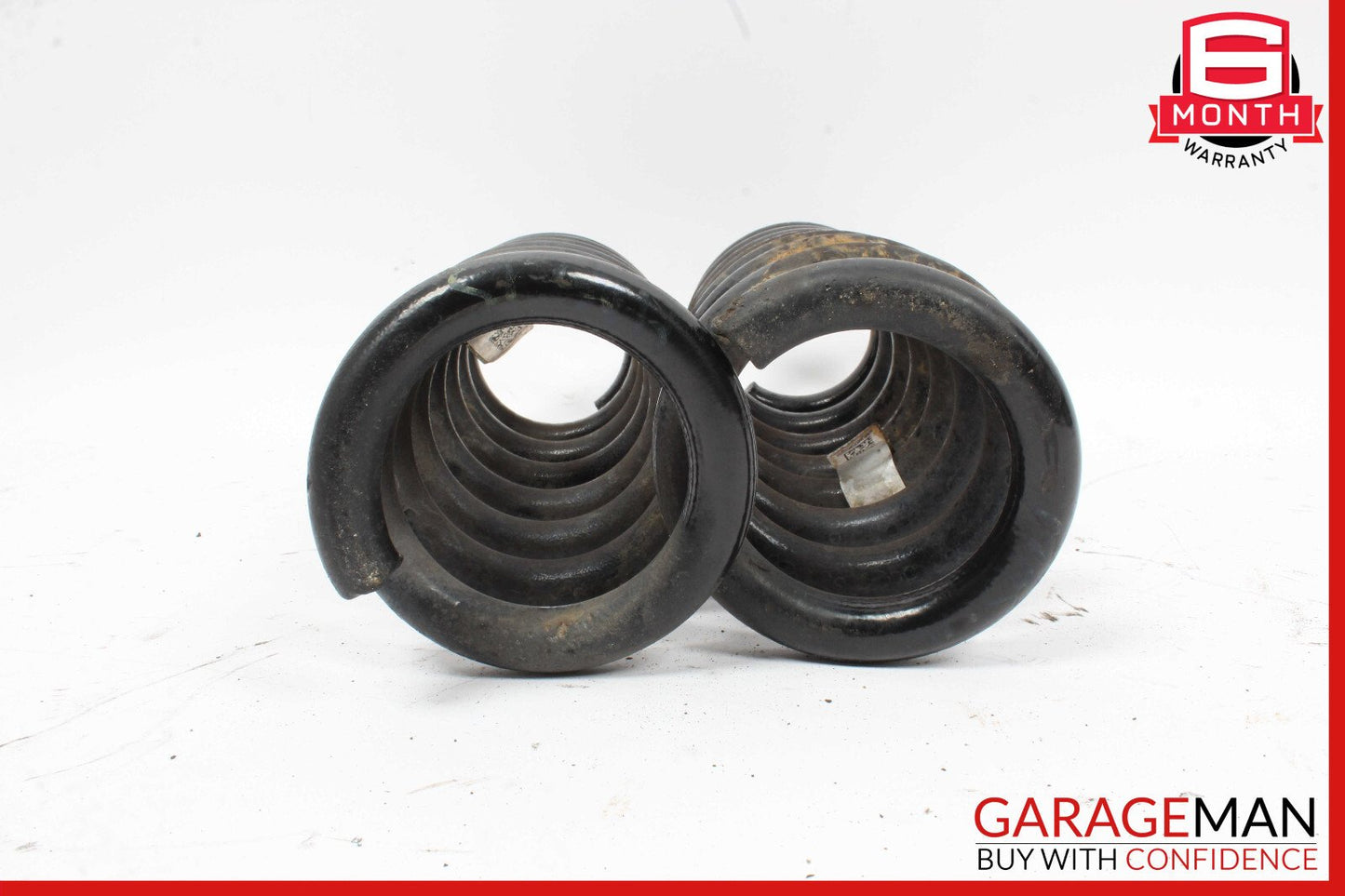 14-17 Maserati Ghibli Rear Right & Left Suspension Coil Spring Absorber Set OEM