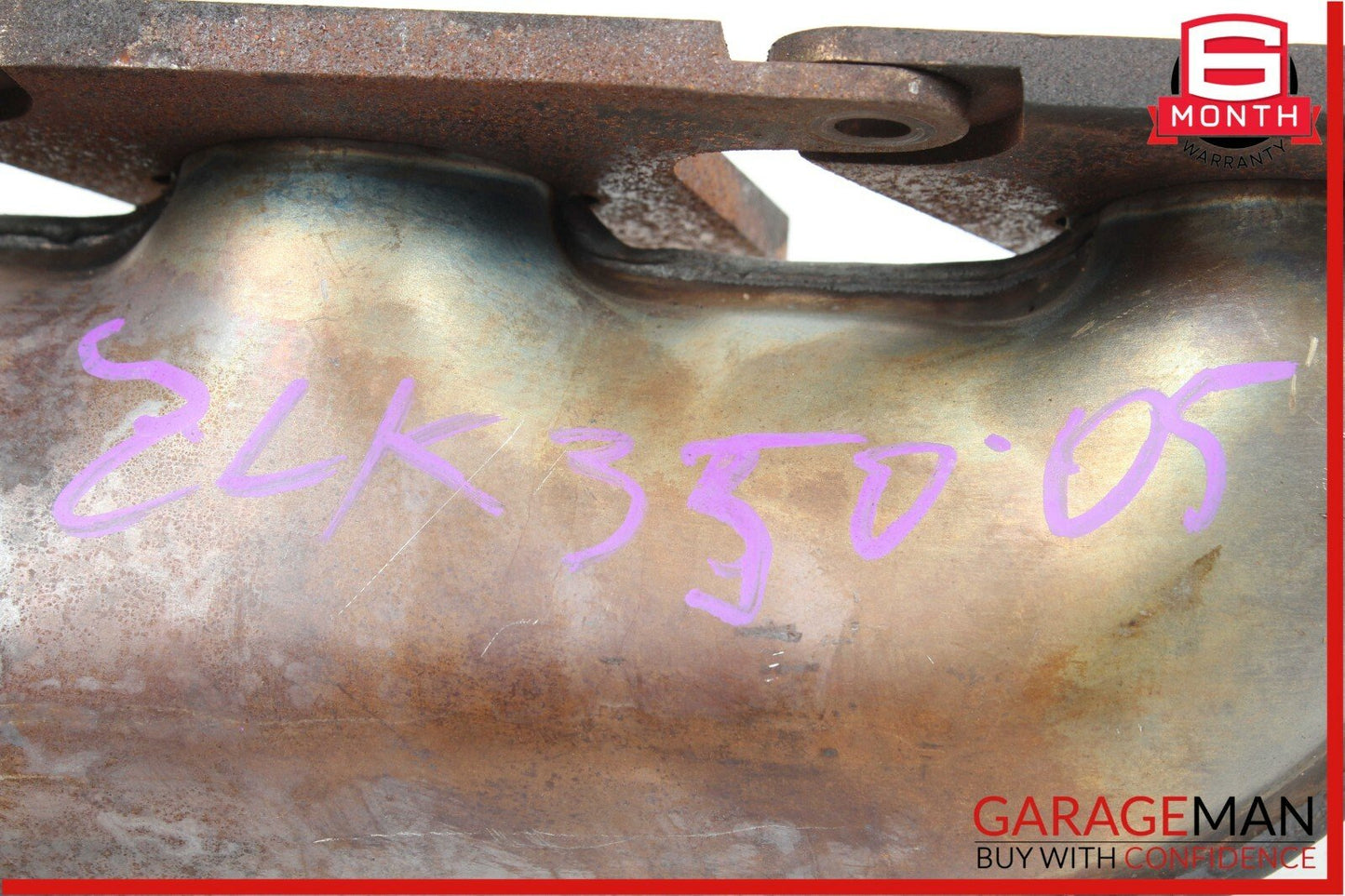 05-11 Mercedes R171 SLK350 Left Driver Side Exhaust Manifold Heater Pipe OEM