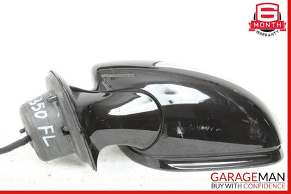 07-09 Mercedes W211 E350 Front Left Side Mirror Door Rear View Black OEM