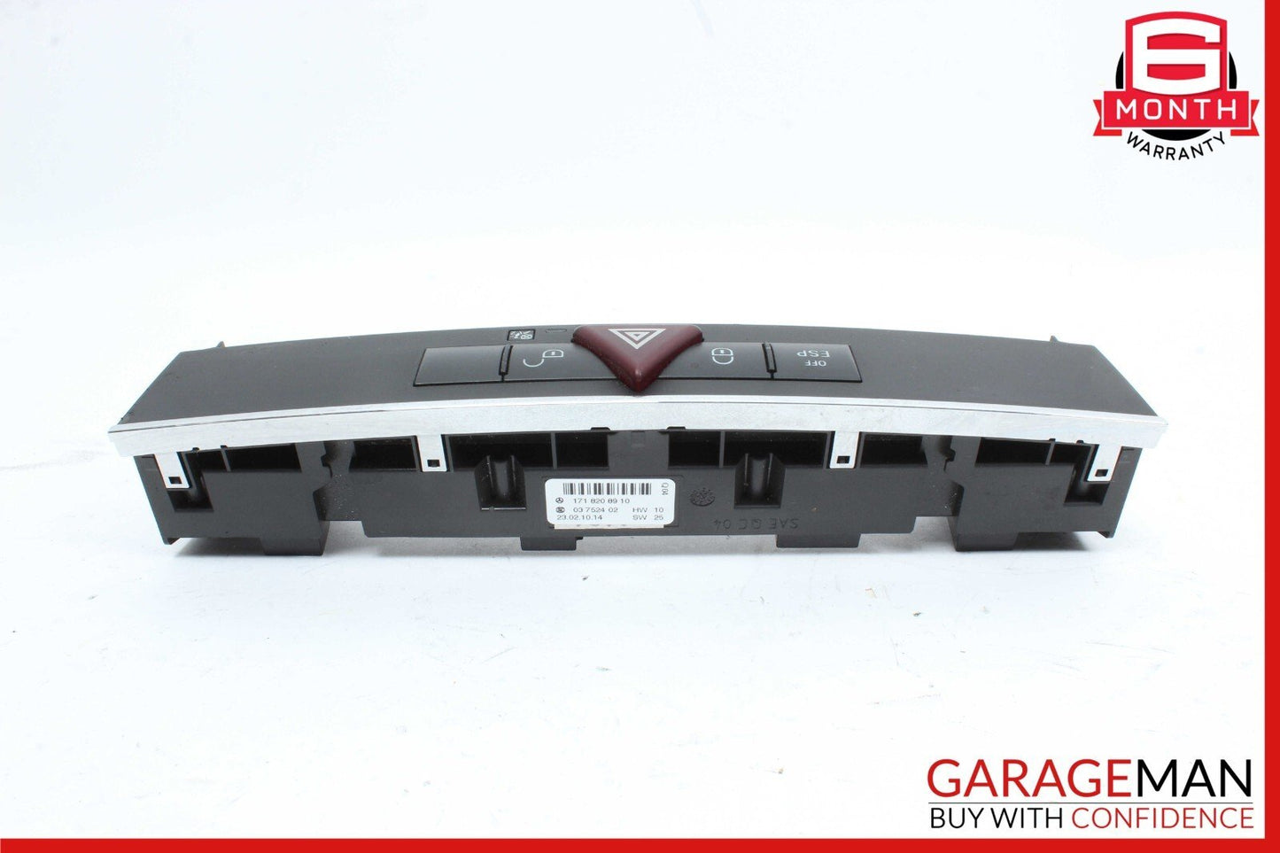 09-11 Mercedes R171 SLK350 Dash Hazard Light Seat Heat ESP Lock Switch Control