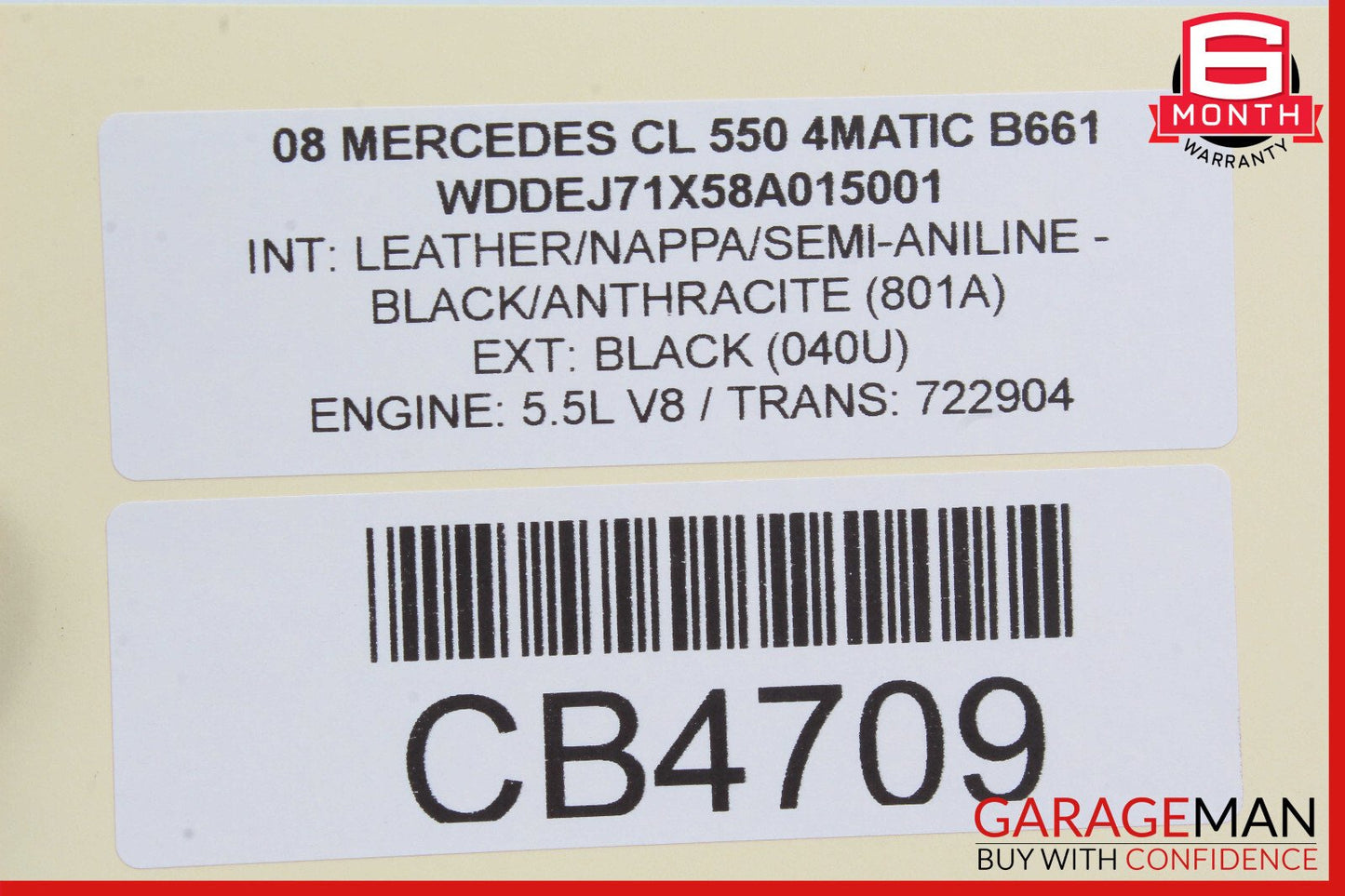 07-09 Mercedes W216 CL550 CL600 S63 AMG Bluetooth Communication Module OEM
