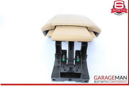 11-18 Porsche Cayenne 958 Center Console Armrest Arm Rest Door Lid Beige OEM