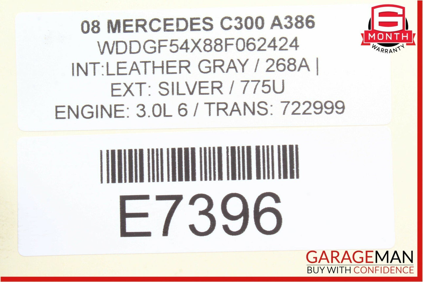 08-14 Mercedes W204 C300 C350 Rear Left Side Door Control Module 2048702326 OEM