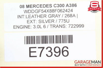08-14 Mercedes W204 C300 C350 Rear Left Side Door Control Module 2048702326 OEM