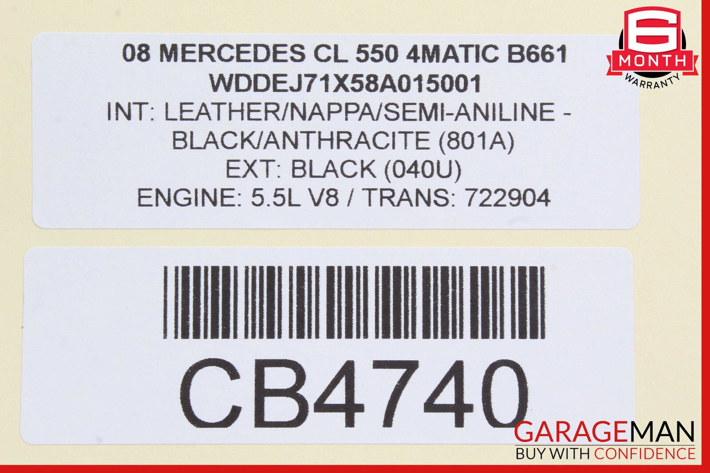 07-14 Mercedes W216 CL550 CL600 Front Right Seat Control Module 2168209426 OEM
