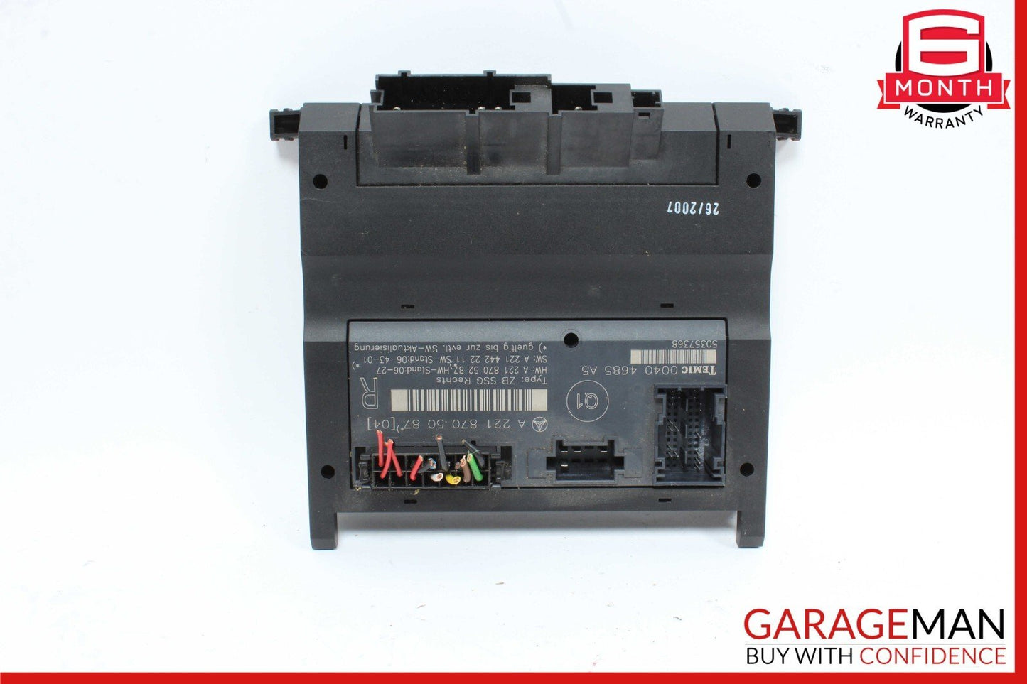 07-13 Mercedes W221 S550 S400 S350 Front Right Side Under Seat Control Unit OEM