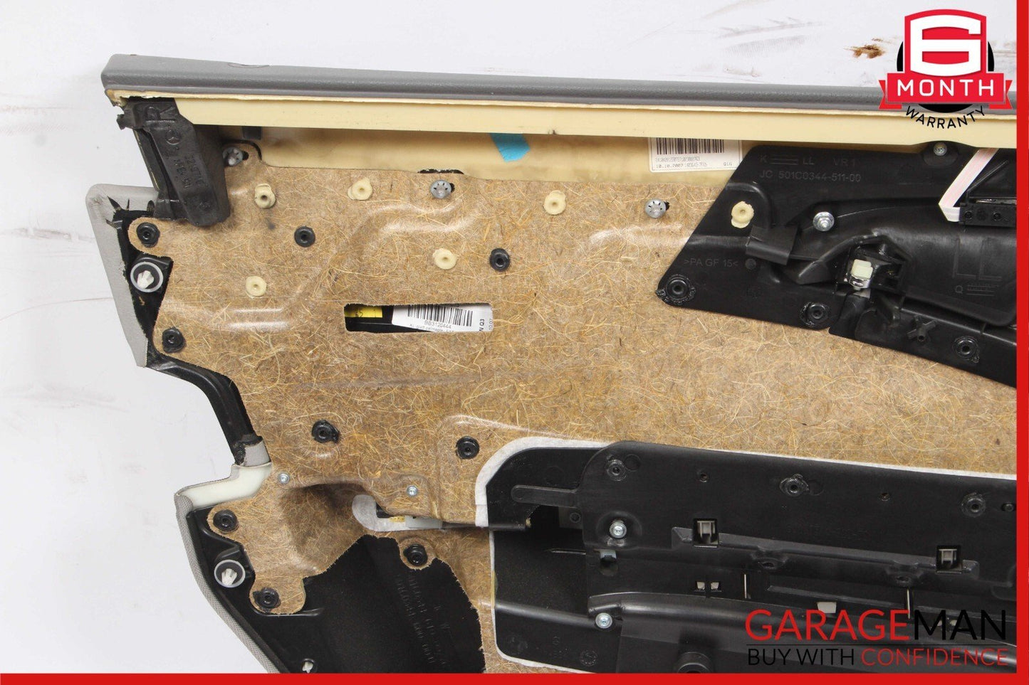 07-09 Mercedes W211 E350 Front Right Side Complete Interior Door Panel Grey