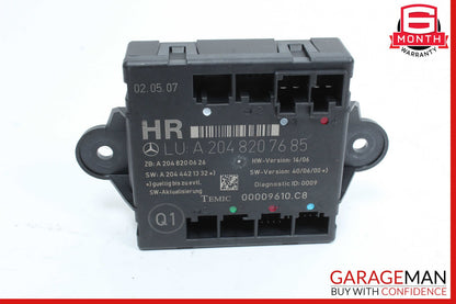 08-18 Mercedes W204 C300 GLK350 C250 Rear Right Side Door Control Module OEM