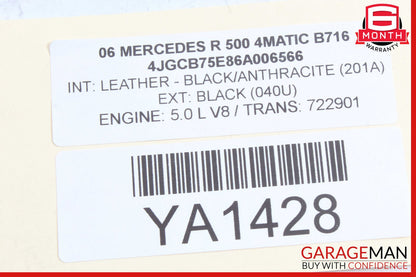 06-10 Mercedes W251 R500 Front Headrest Screen Monitor Display OEM