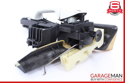 10-13 Mercedes W212 E350 Front Left Exterior Door Handle Assembly Calcite White