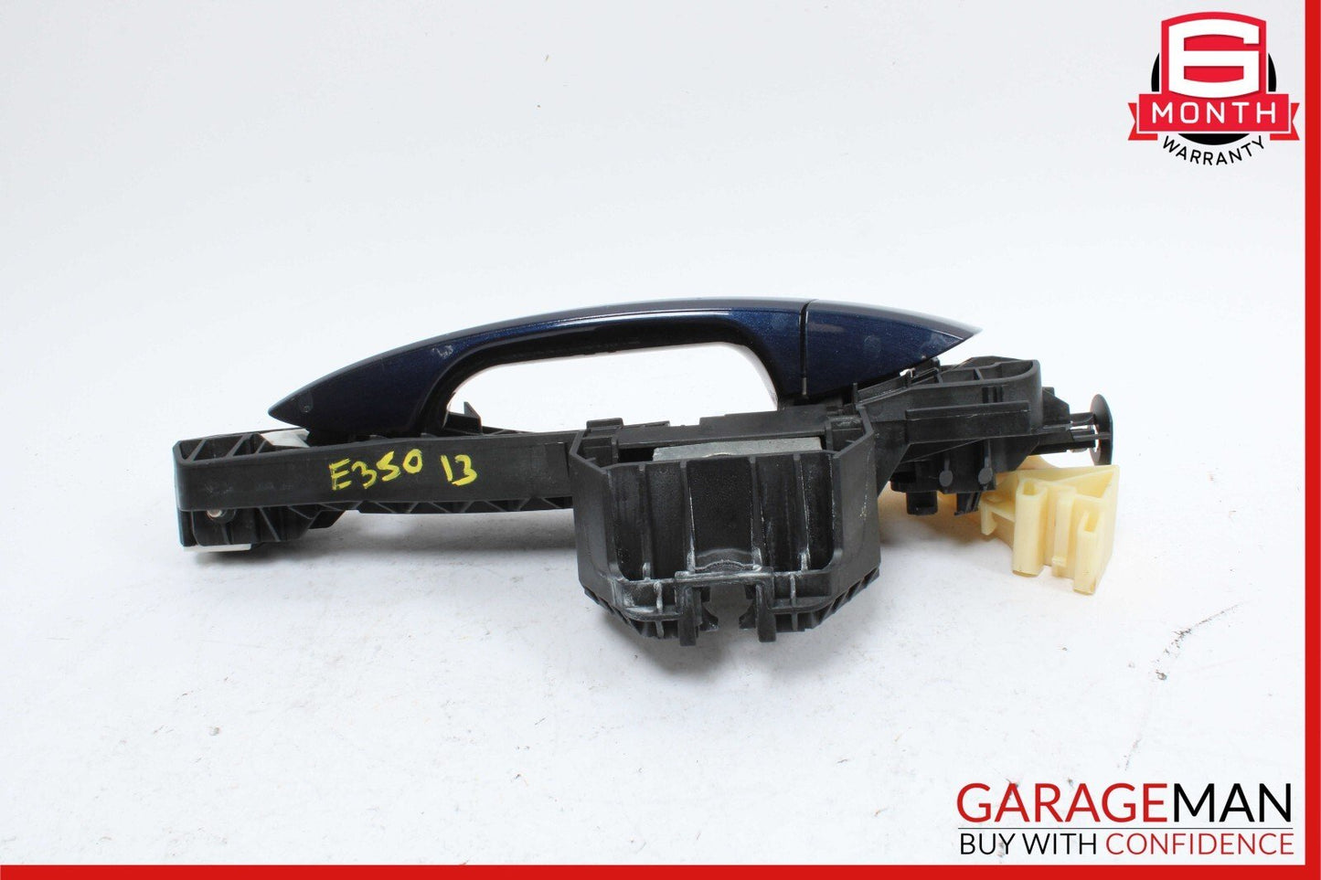 10-13 Mercedes W212 E350 E550 Rear Left Side Exterior Door Handle Assembly Blue