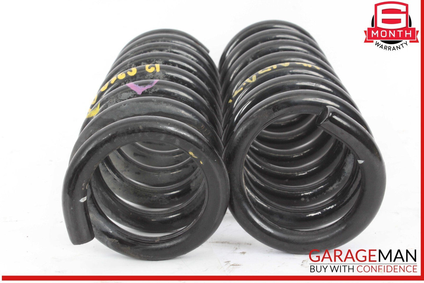 08-14 Mercedes W204 C250 Rear Right and Left Suspension Coil Spring Set OEM