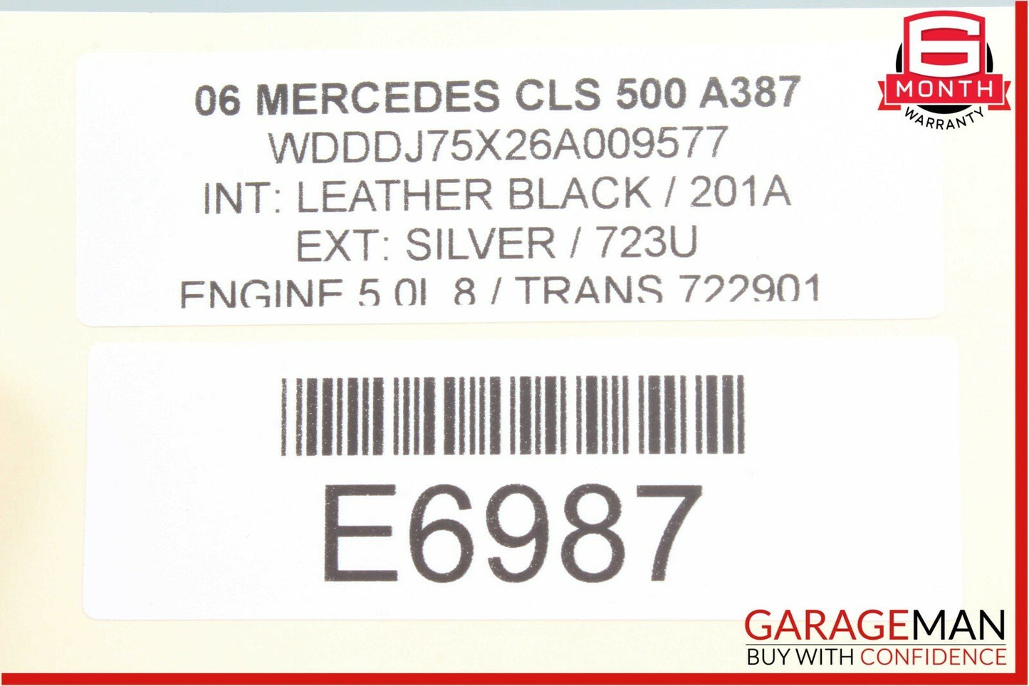 03-11 Mercedes W219 CLS500 Front Left Side Under Seat Control Module OEM