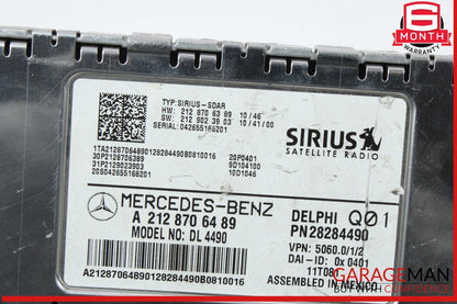 12-14 Mercedes W204 C250 GLK350 Sirius Satellite Radio Receiver 2128706489 OEM