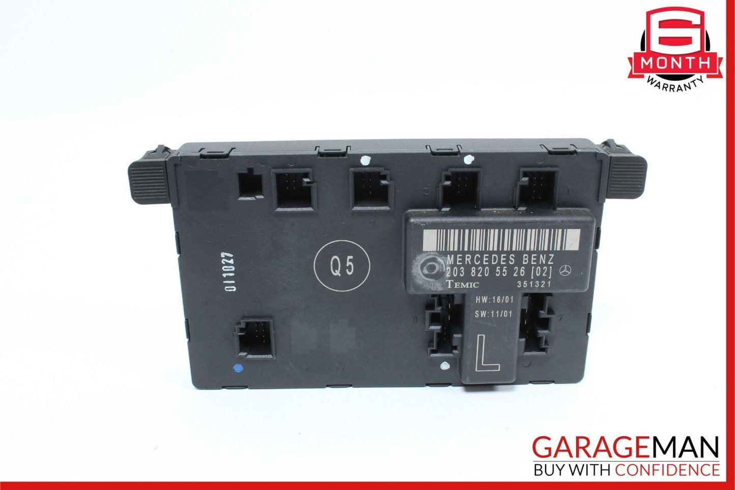 01-07 Mercedes W203 C240 C230 C280 Front Left Side Door Control Module Unit OEM