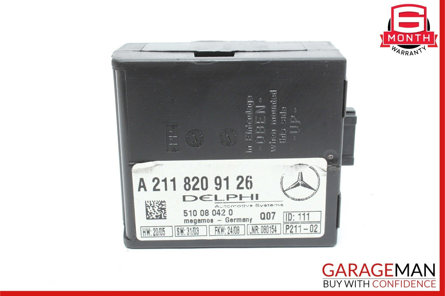 00-11 Mercedes R171 SLK350 CLK500 CL500 S430 Anti Theft Alarm Module Unit OEM