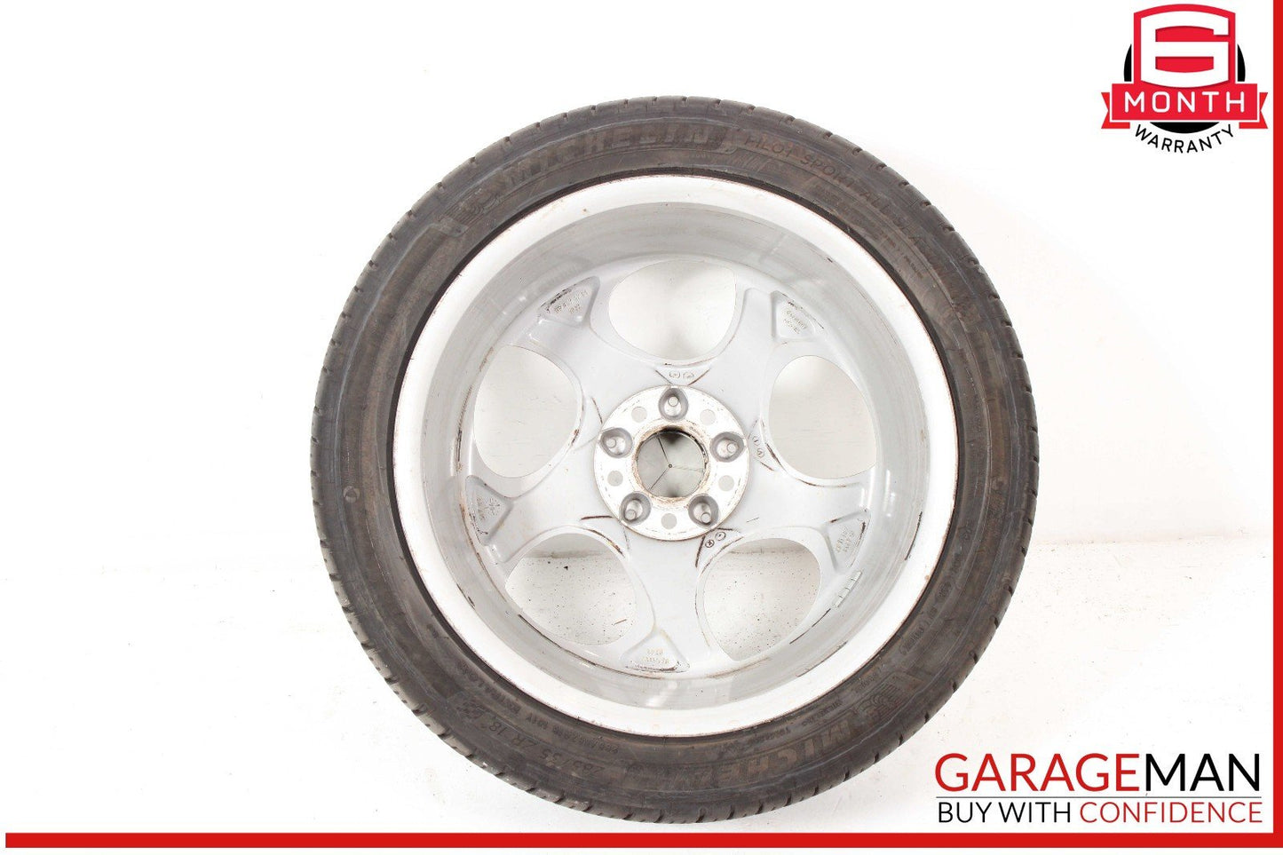 03-12 Mercedes R230 SL500 Rear Wheel Tire Rim 9.5Jx18H2 ET40 R18 2304011802 OEM