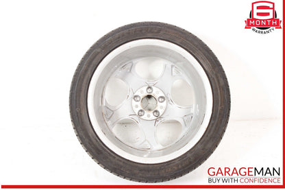 03-12 Mercedes R230 SL500 Rear Wheel Tire Rim 9.5Jx18H2 ET40 R18 2304011802 OEM