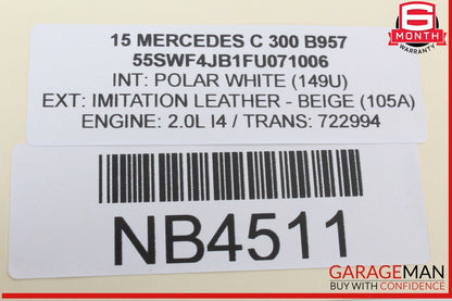 15-18 Mercedes W205 C300 C350e AM/FM CD Player Radio Receiver Module OEM