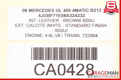03-12 Mercedes GL550 ML500 SLK350 E350 Front Left Side Seat Control Module Unit