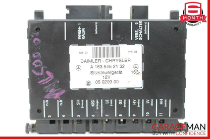 98-05 Mercedes W163 ML350 ML500 ML55 AMG Front Left / Right Seat Control Module