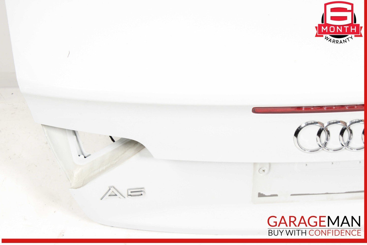 10-17 Audi A5 S5 RS5 Rear Trunk Lid Deck Shell Panel White OEM