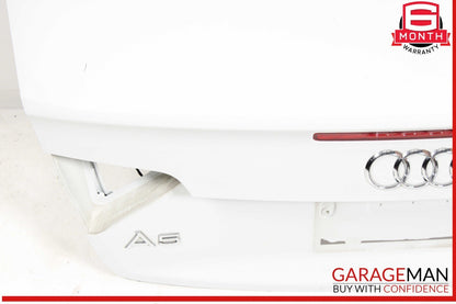 10-17 Audi A5 S5 RS5 Rear Trunk Lid Deck Shell Panel White OEM