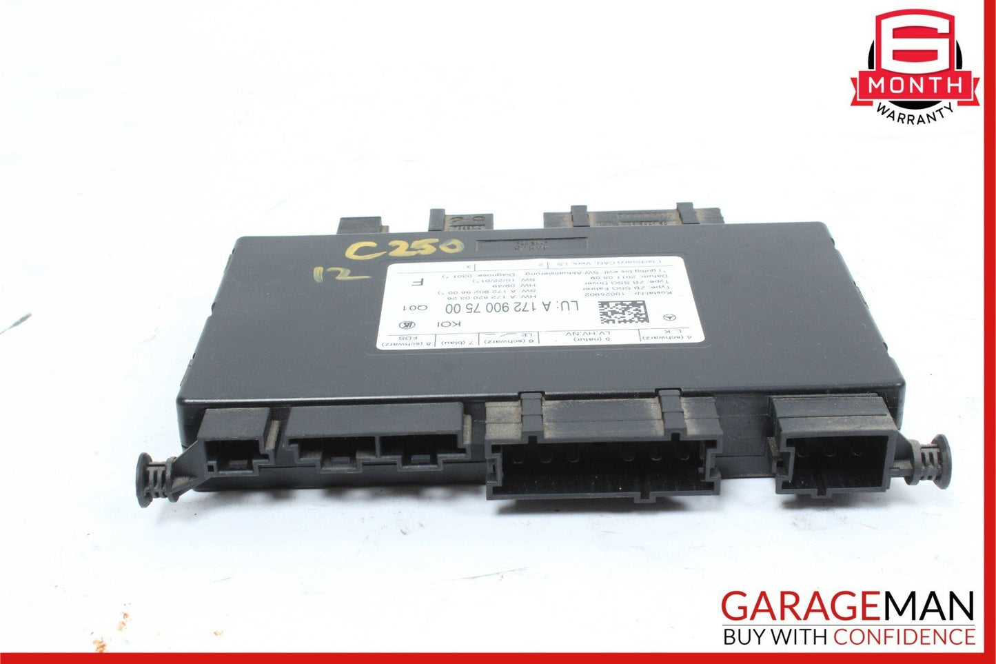 08-18 Mercedes W204 C300 E350 Front Left Side Seat Control Module Unit