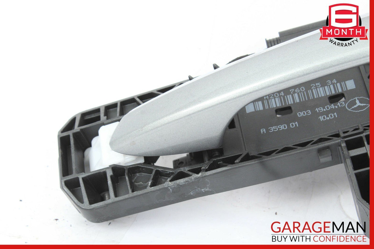 10-13 Mercedes W212 E350 E550 Rear Left Exterior Door Handle Assembly Silver OEM