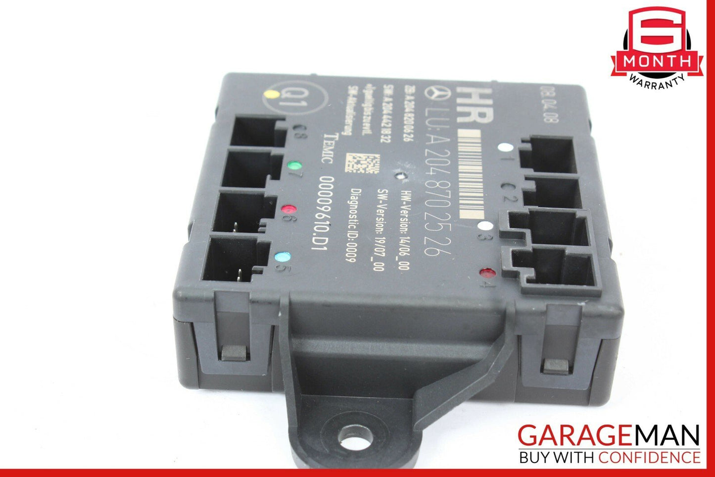 08-14 Mercedes W204 C300 C350 Rear Right Side Door Control Module 2048702526 OEM