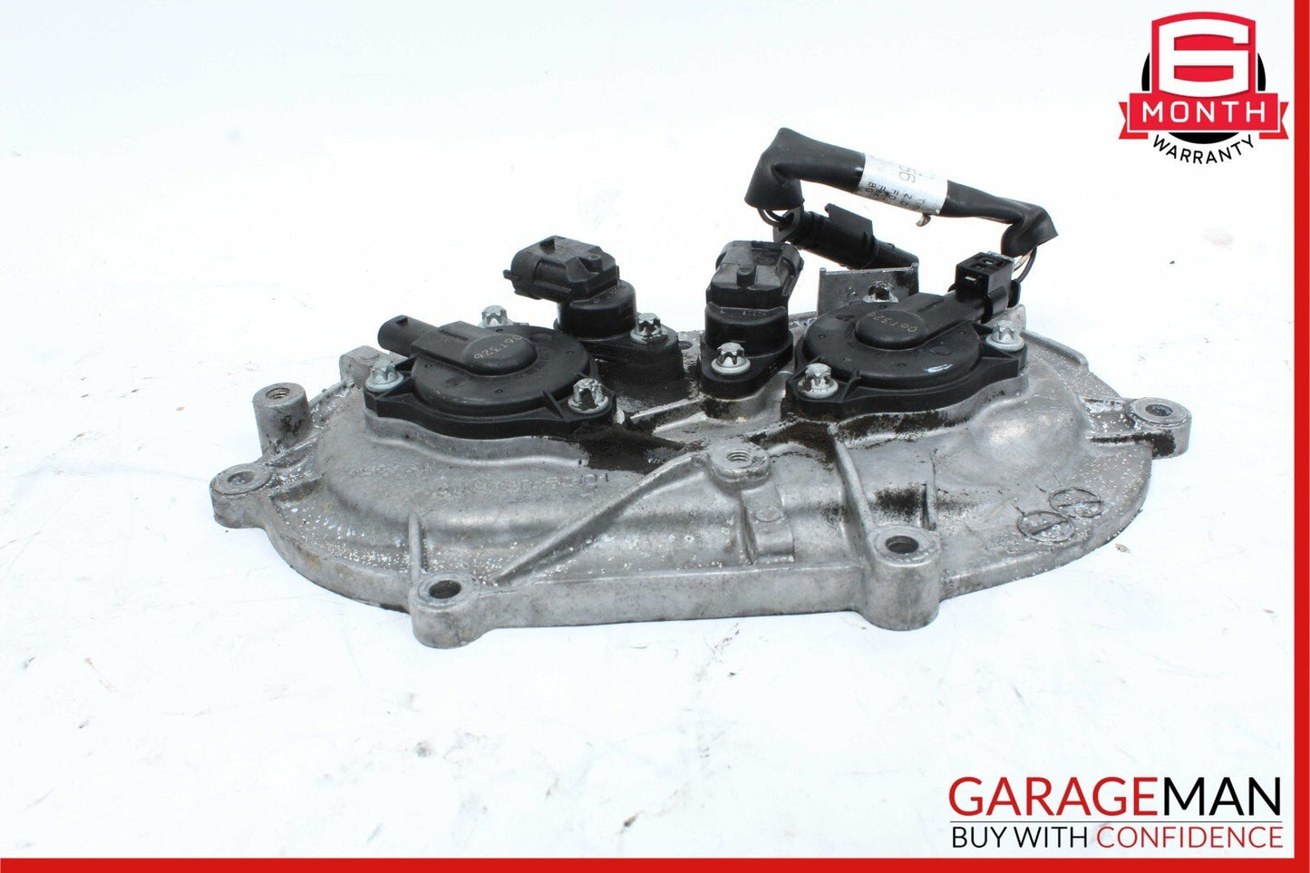 06-13 Mercedes W211 E350 S550 Front Right Engine Timing Chain Cover Plate OEM