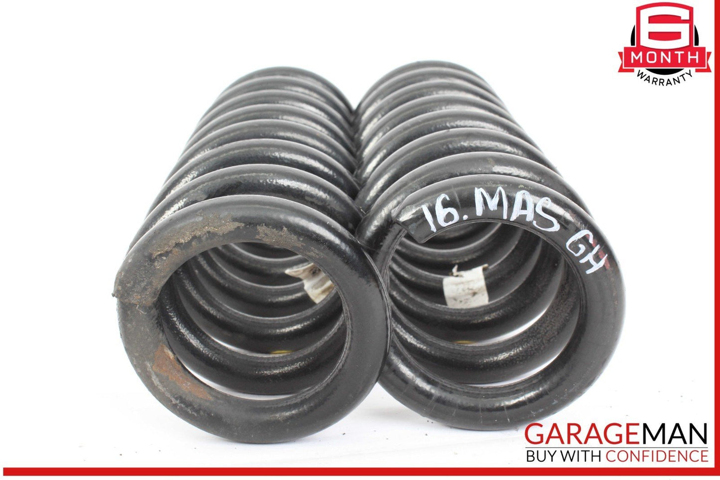 14-17 Maserati Ghibli Rear Right & Left Side Suspension Coil Spring Absorber Set
