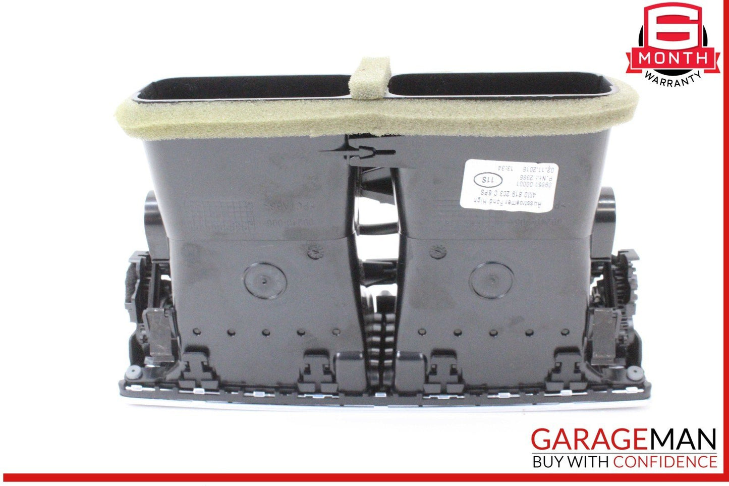 17-19 Audi Q7 Rear Center Console AC A/C Air Conditioning Air Vent Grille OEM