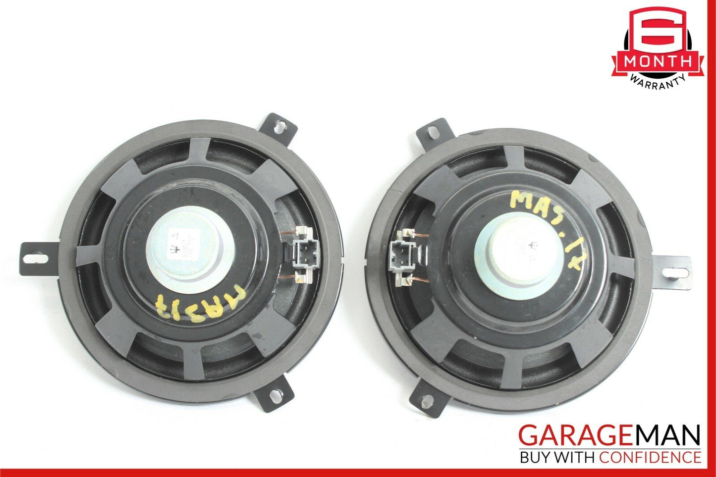 14-18 Maserati Quattroporte Front Door Sound Audio Speaker Set of 2 Pc OEM