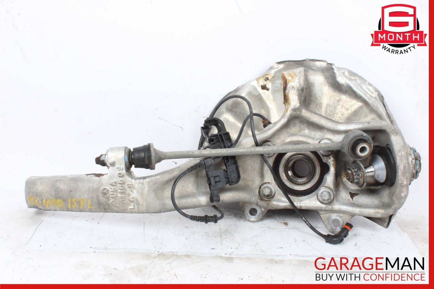 12-19 Mercedes W166 ML400 GLS550 Front Left Wheel Spindle Knuckle Hub Bearing