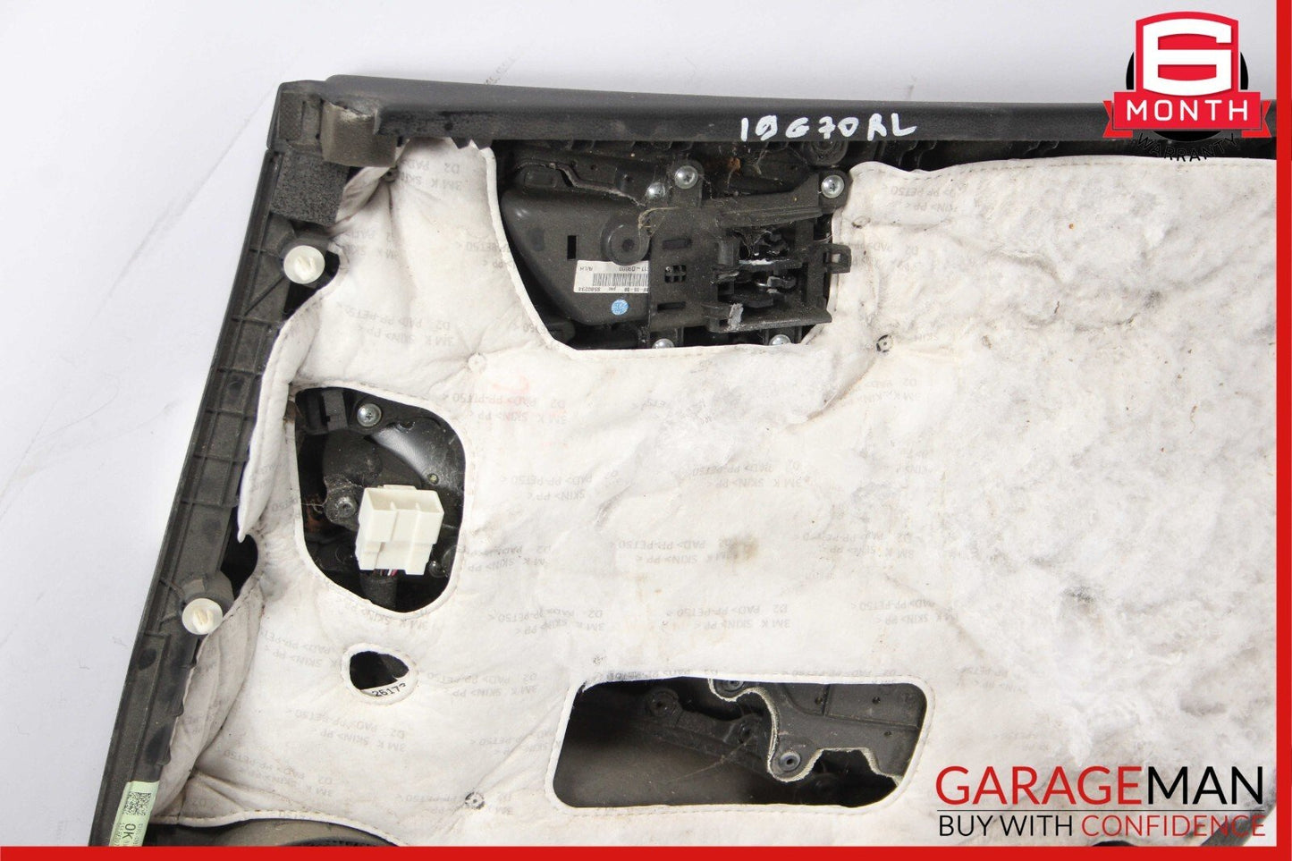 19-21 Genesis G70 Rear Left Driver Side Interior Door Trim Panel Cover Assembly
