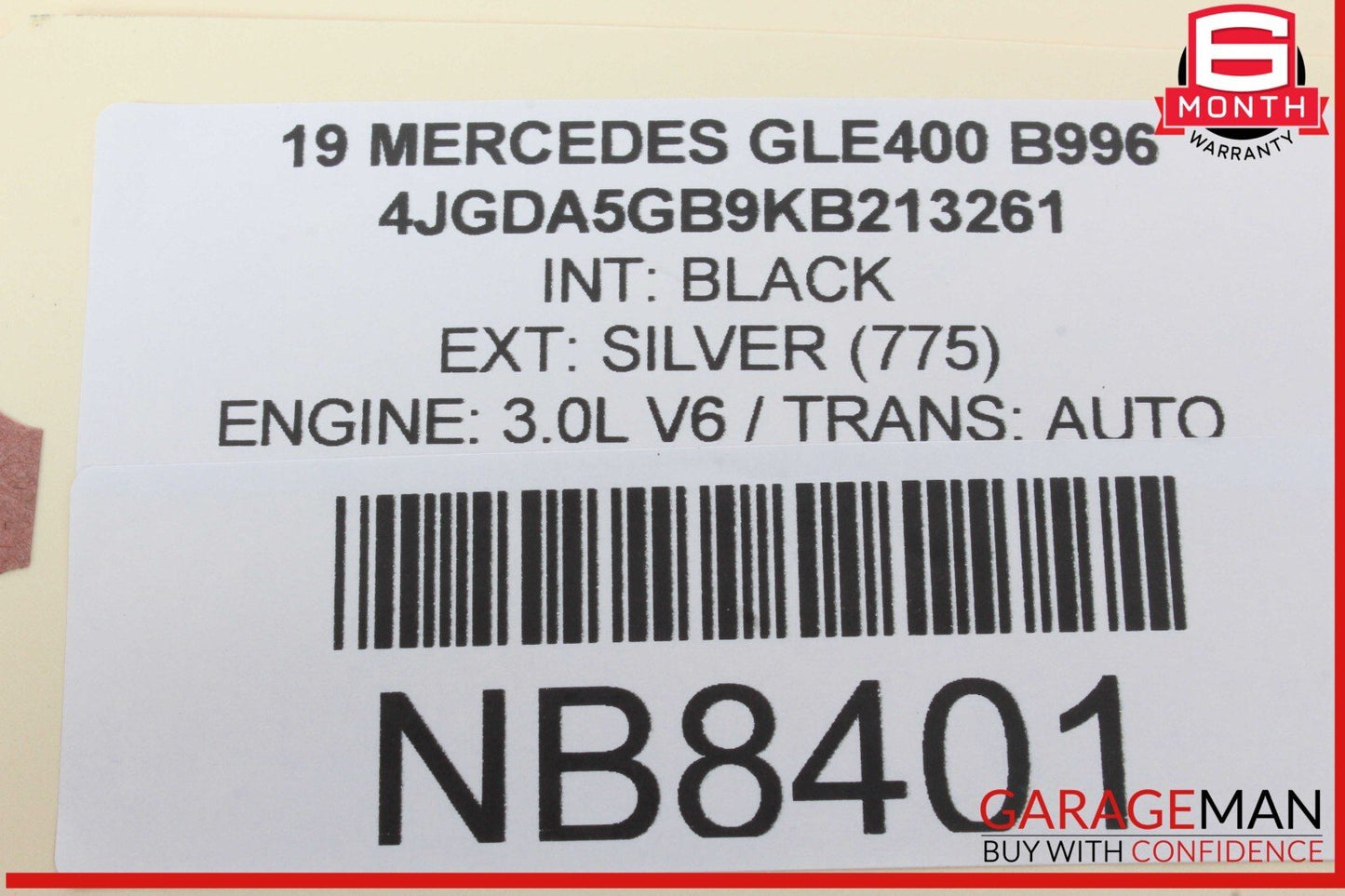 12-19 Mercedes W166 GLE400 Front Right Passenger Side Window Regulator Motor OEM
