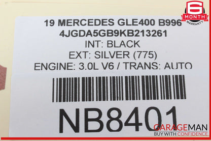 12-19 Mercedes W166 GLE400 Front Right Passenger Side Window Regulator Motor OEM