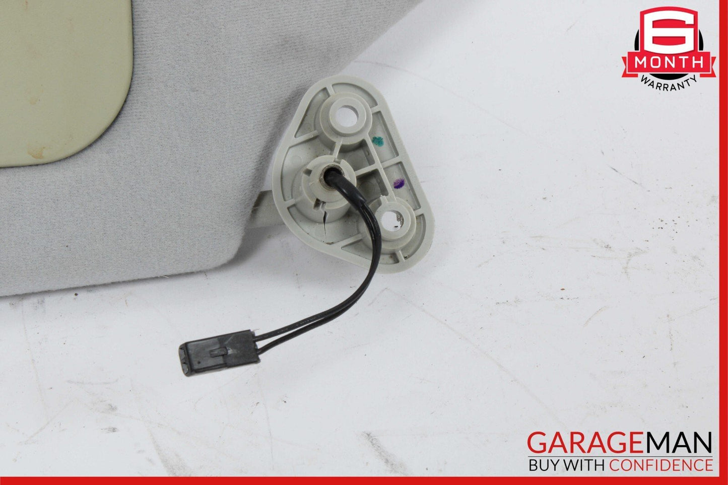 02-05 Mercedes W163 ML500 ML350 Front Left Sun Visor Sunvisor Shade Cover Gray