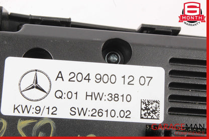 12-14 Mercedes W204 C250 AC A/C Heater Climate Control Switch Trim Assembly OEM