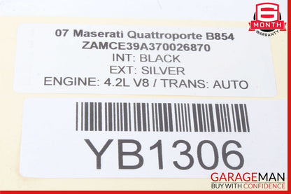 03-19 Maserati Quattroporte M139 Interior Overhead Dome Light Lamp OEM