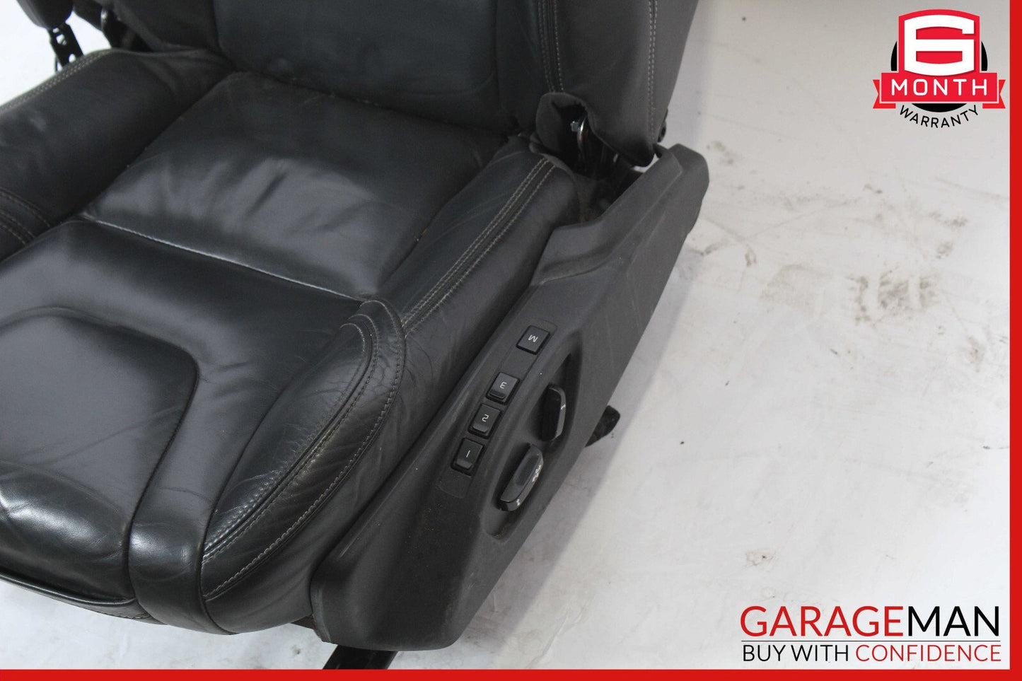 14-18 Volvo S60 Front Left Complete Seat Cushion Assembly Black OEM