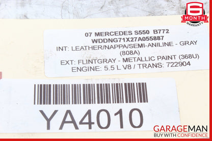07-13 Mercedes W221 S550 CL600 Rear Left Driver Side Lower Thrust Control Arm
